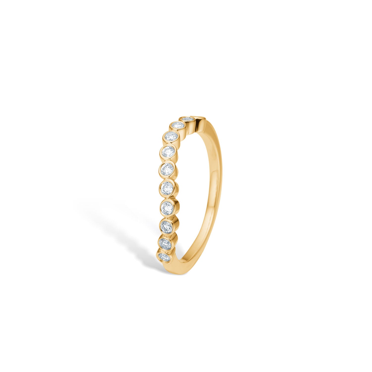 Isabel, 9K ring m. laboratorie-fremstillede diamanter – fra Dirks Jewellery | Dirks Jewellery