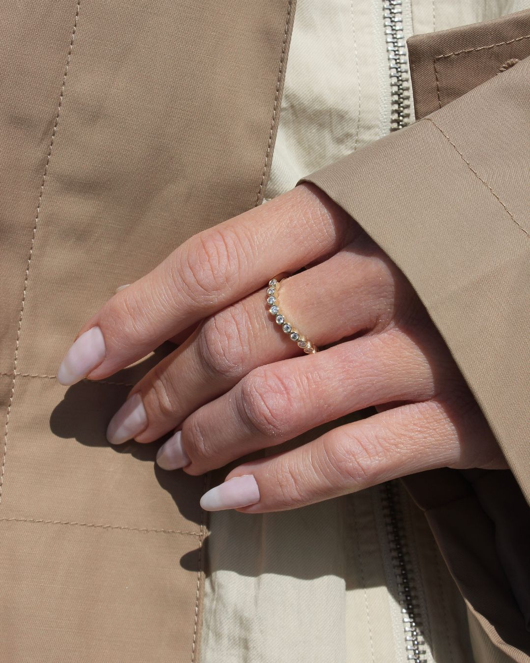 Isabel, 9K ring m. laboratorie-fremstillede diamanter – fra Dirks Jewellery | Dirks Jewellery