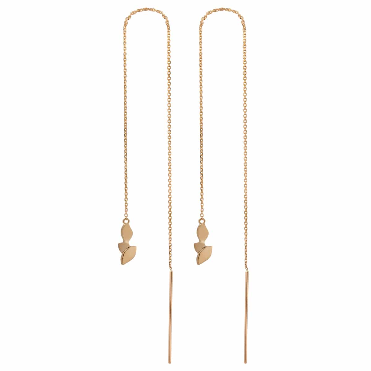 Leaves, 14K guldørehængere – fra Dirks Jewellery | Dirks Jewellery