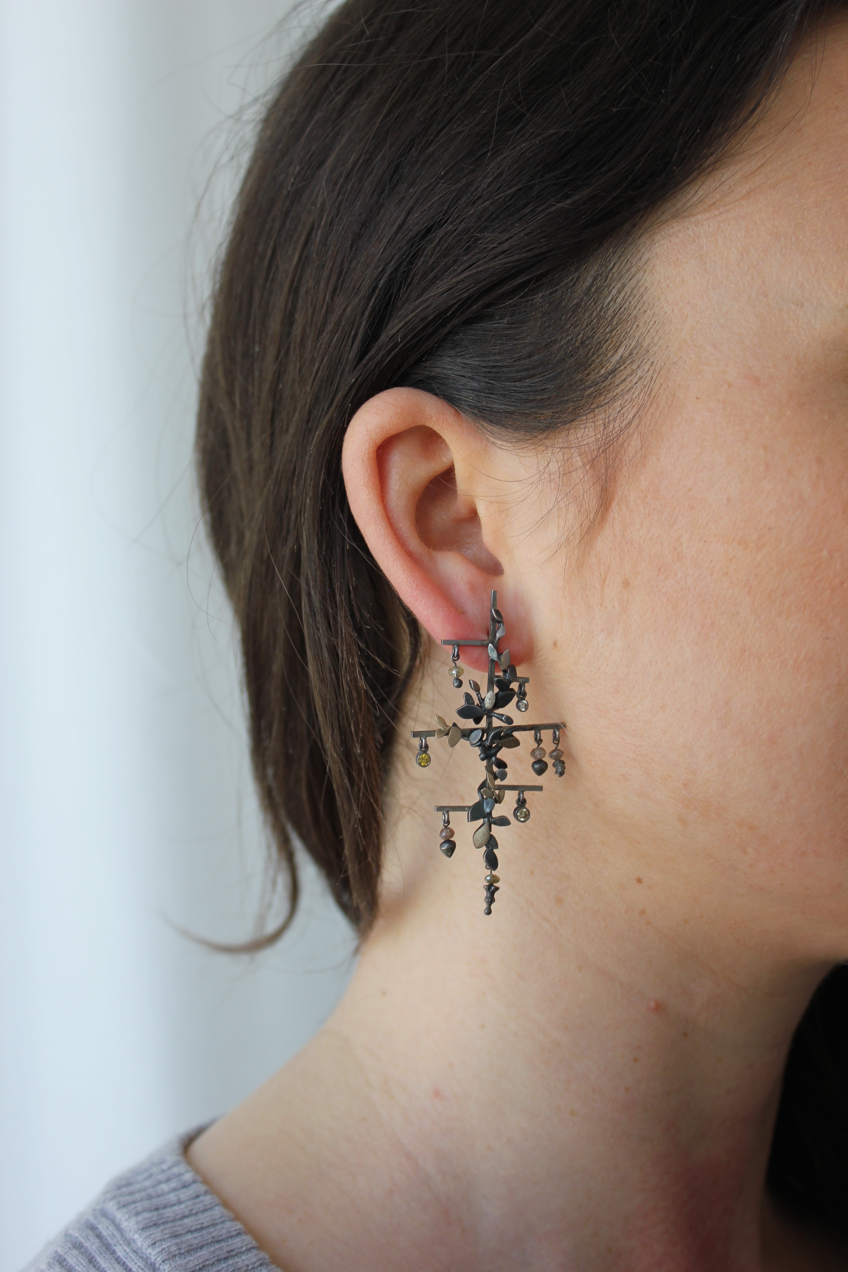 Leaves Tangle ørehængere,sølv – fra Dirks Jewellery | Dirks Jewellery