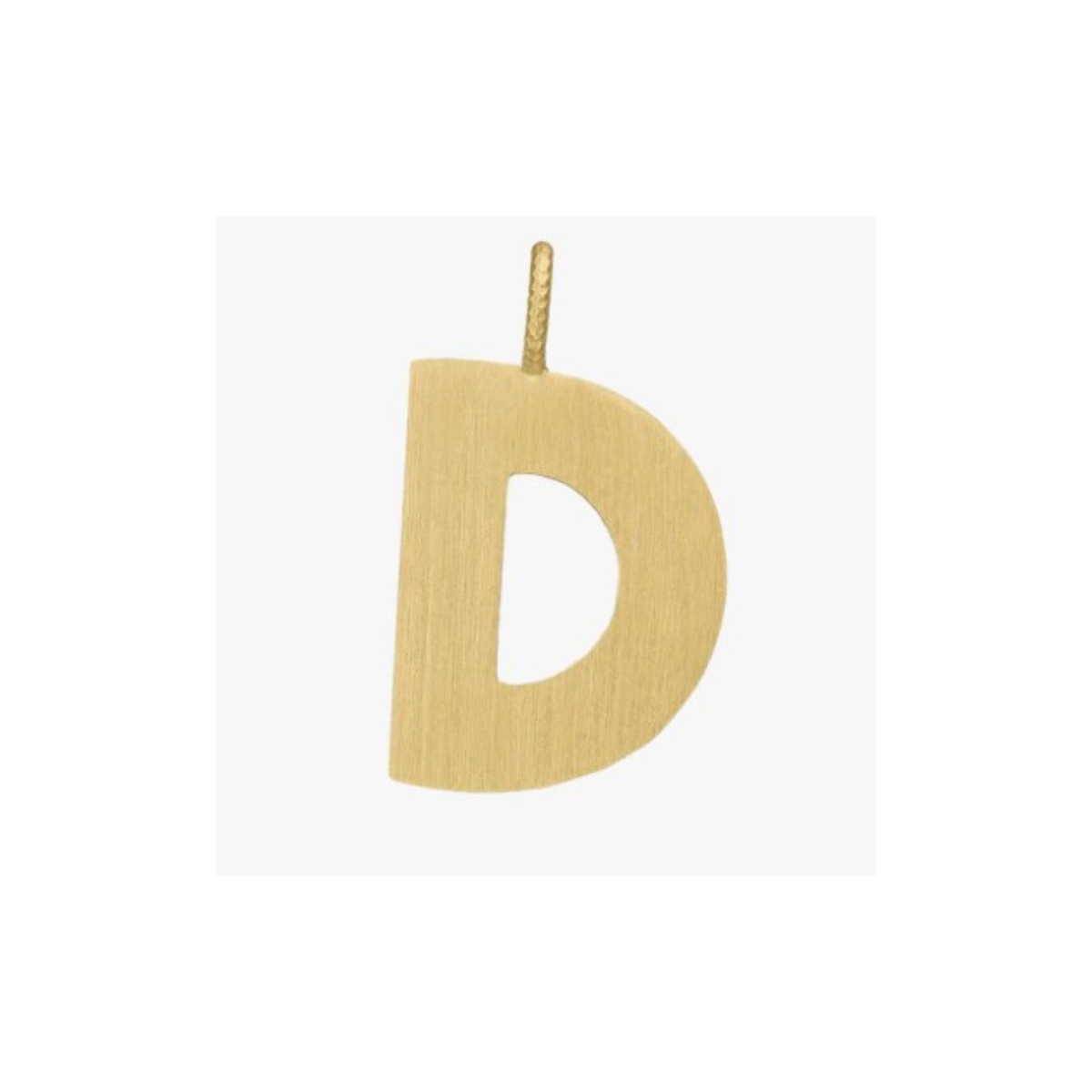Letter Big 18K guld vedhæng