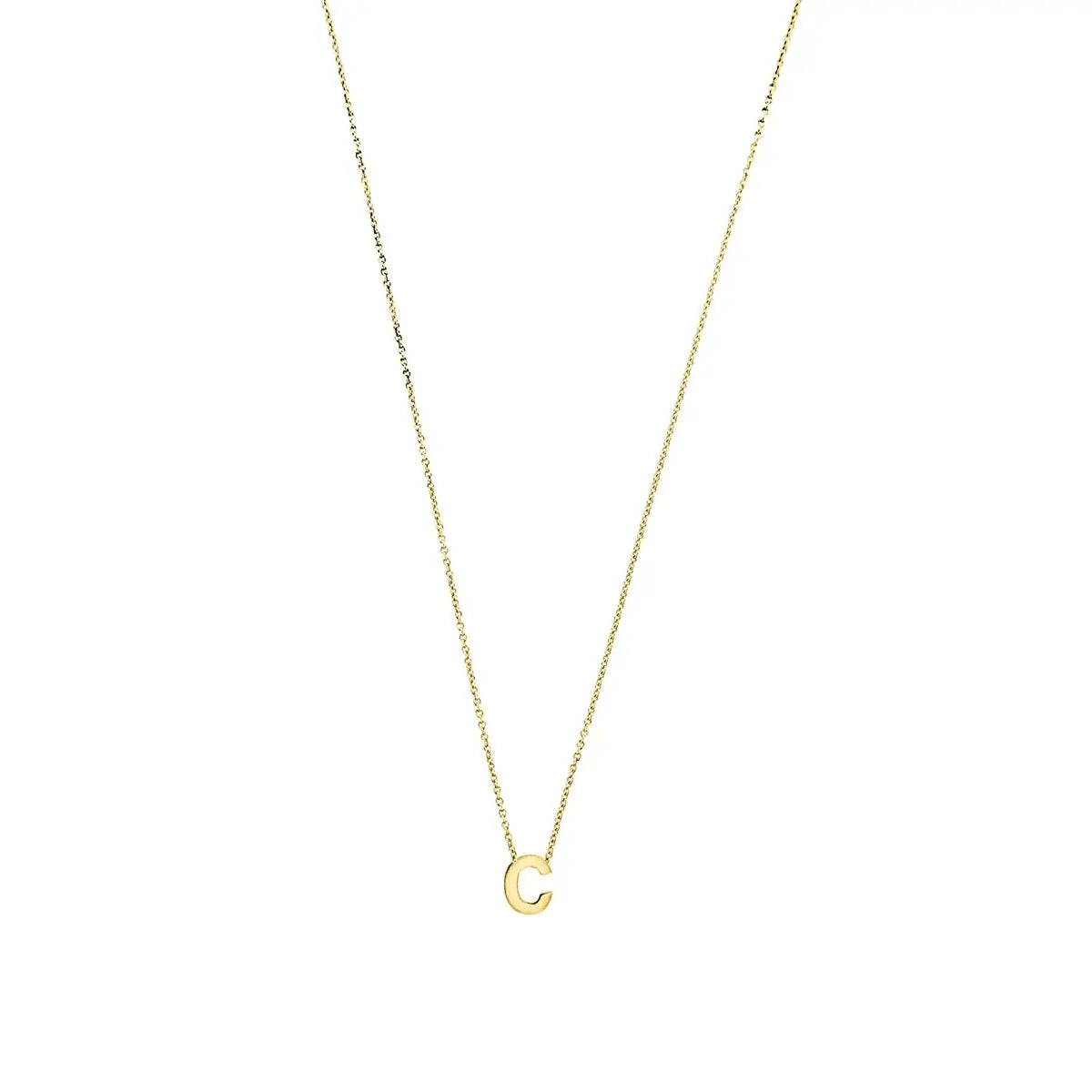 Letter halskæde, forgyldt – Ægte håndværk fra Dirks Jewellery