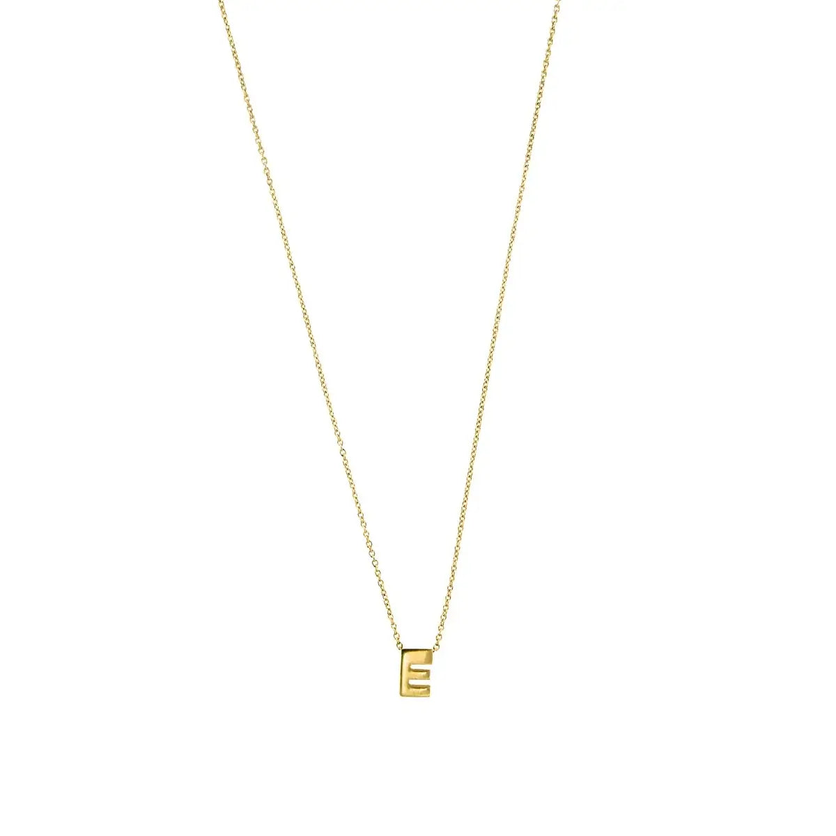 Letter halskæde, forgyldt – Ægte håndværk fra Dirks Jewellery