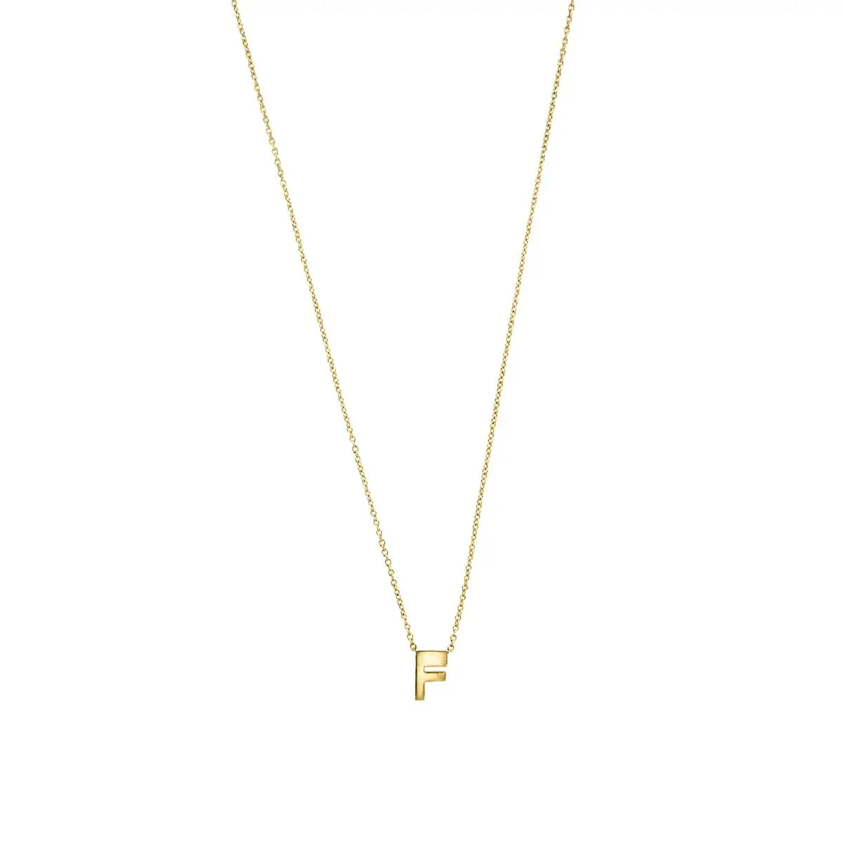 Letter halskæde, forgyldt – Ægte håndværk fra Dirks Jewellery