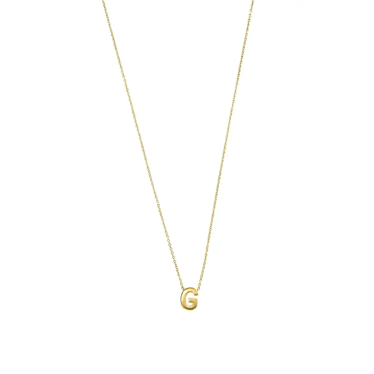 Letter halskæde, forgyldt – Ægte håndværk fra Dirks Jewellery