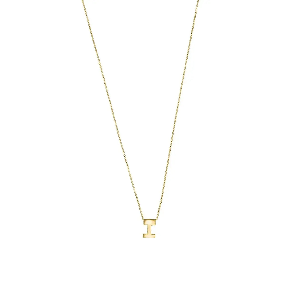 Letter halskæde, forgyldt – Ægte håndværk fra Dirks Jewellery