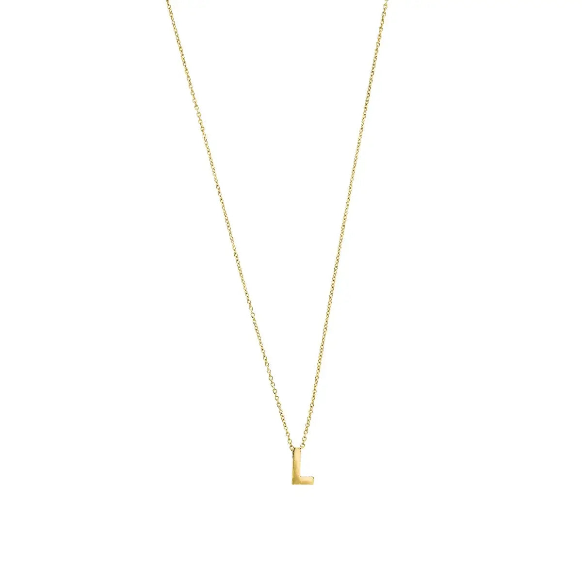 Letter halskæde, forgyldt – Ægte håndværk fra Dirks Jewellery