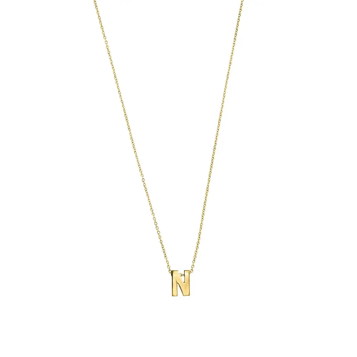 Letter halskæde, forgyldt – Ægte håndværk fra Dirks Jewellery