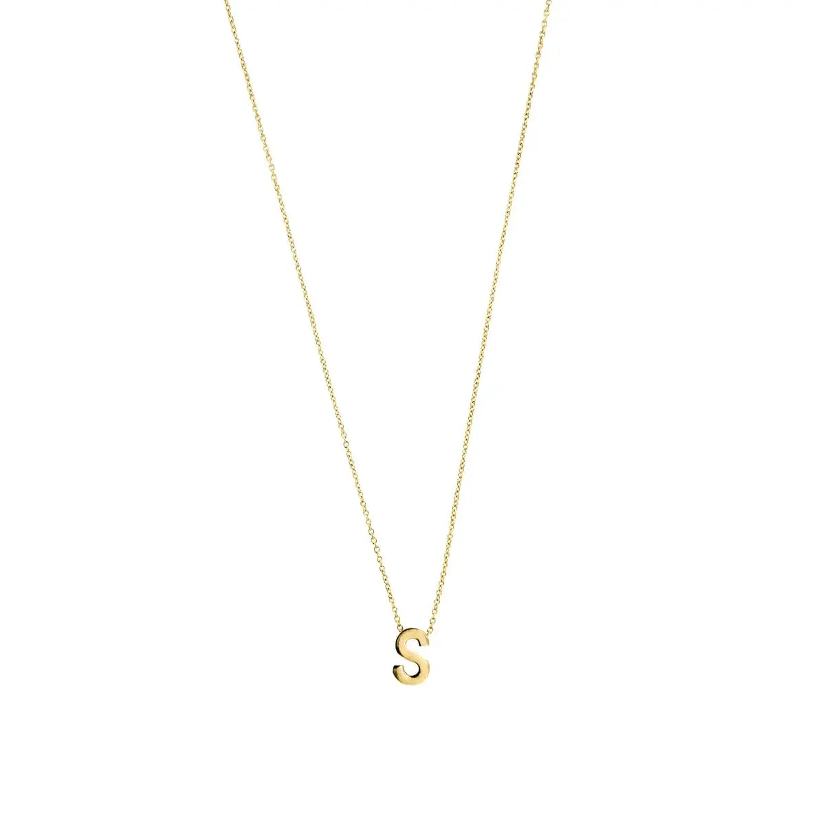 Letter halskæde, forgyldt – Ægte håndværk fra Dirks Jewellery