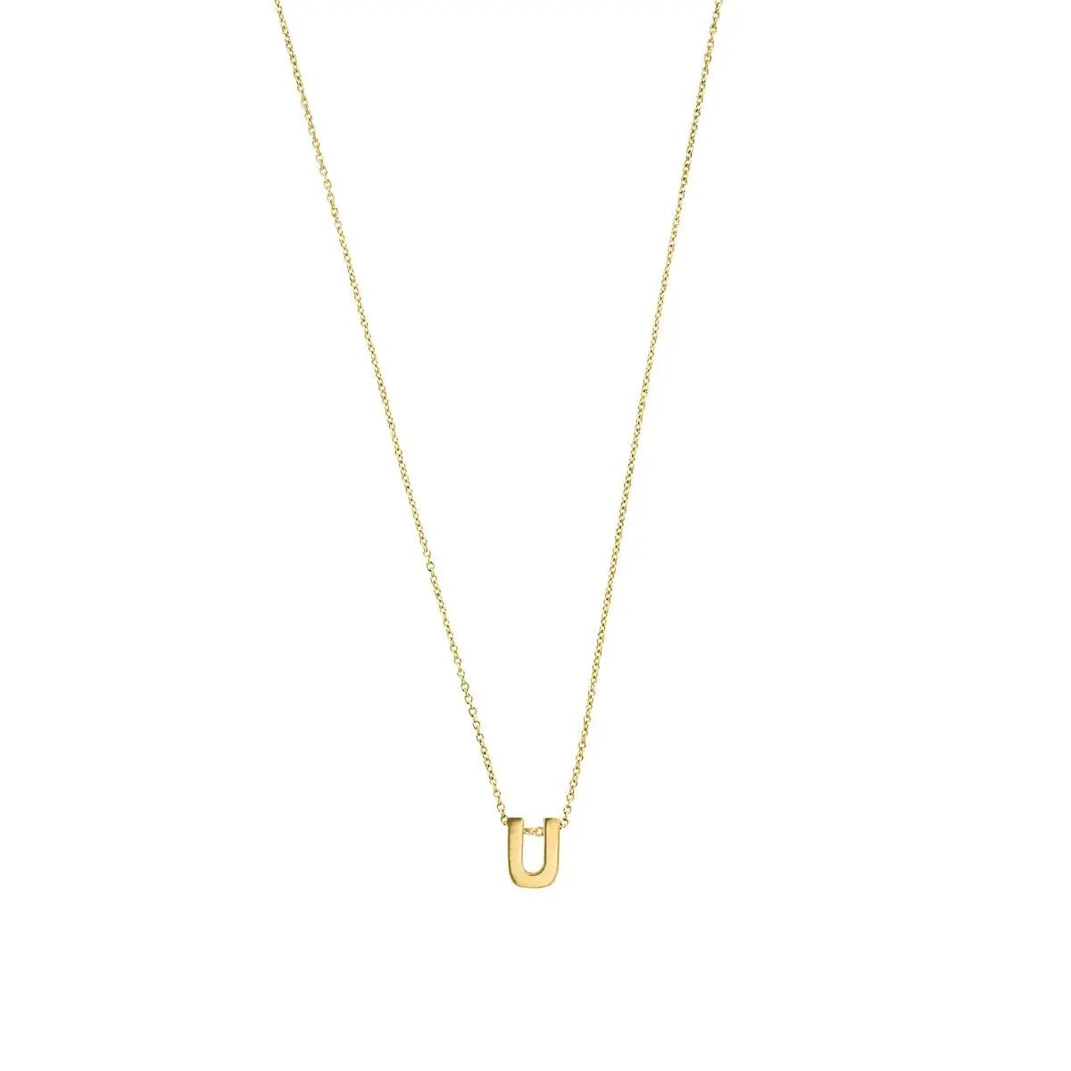 Letter halskæde, forgyldt – Ægte håndværk fra Dirks Jewellery