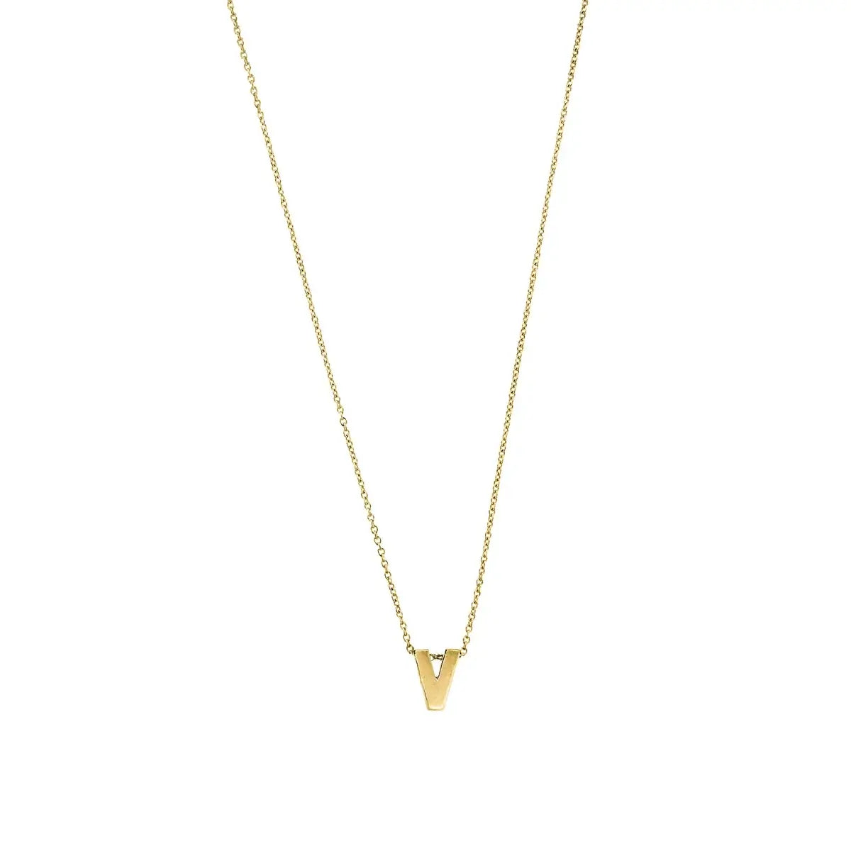 Letter halskæde, forgyldt – Ægte håndværk fra Dirks Jewellery