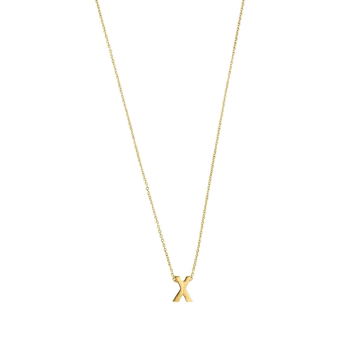 Letter halskæde, forgyldt – fra Mesh | Dirks Jewellery