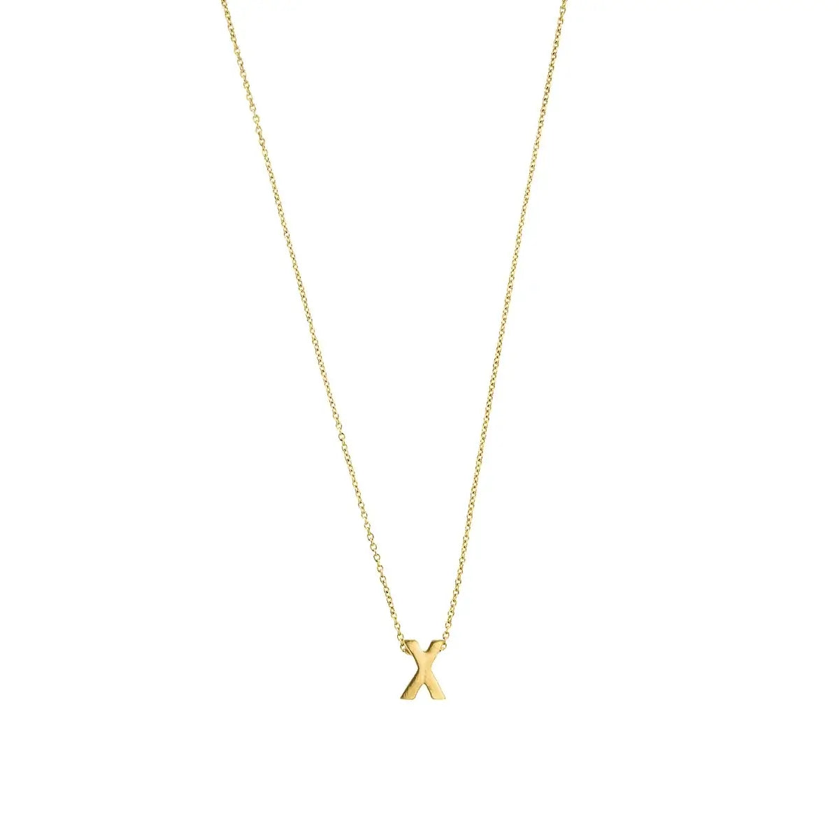 Letter halskæde, forgyldt – Ægte håndværk fra Dirks Jewellery