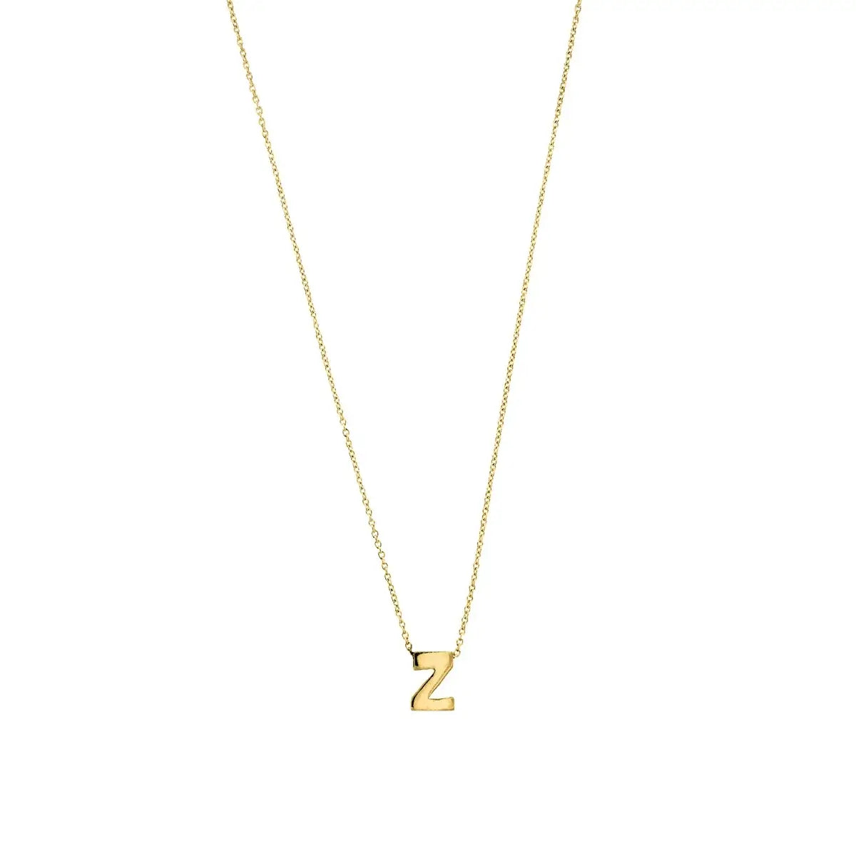 Letter halskæde, forgyldt – Ægte håndværk fra Dirks Jewellery