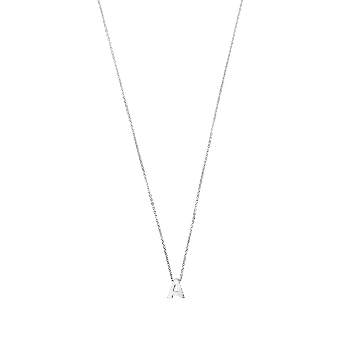 Letter halskæde, sølv – fra Mesh | Dirks Jewellery