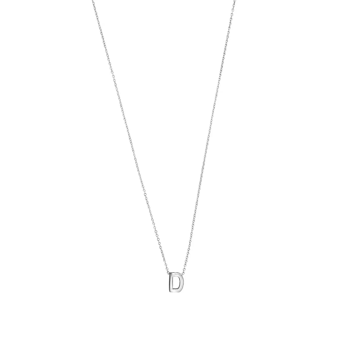 Letter halskæde, sølv – fra Mesh | Dirks Jewellery