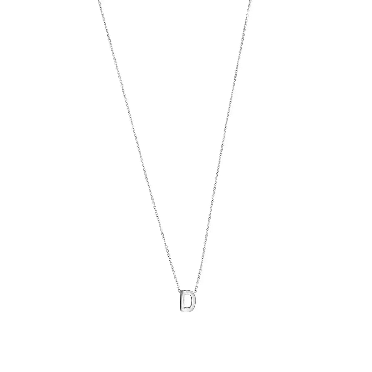 Letter halskæde, sølv – Ægte håndværk fra Dirks Jewellery