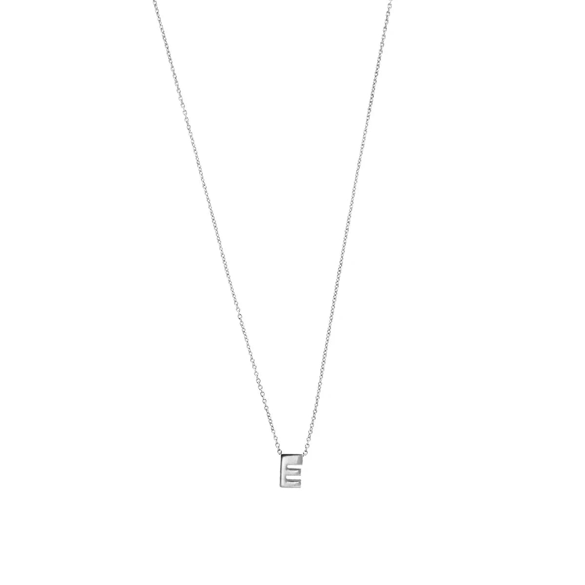 Letter halskæde, sølv – fra Mesh | Dirks Jewellery