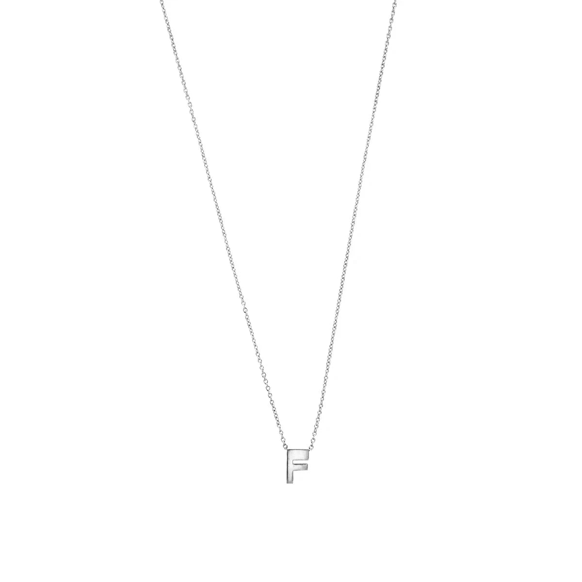 Letter halskæde, sølv – fra Mesh | Dirks Jewellery