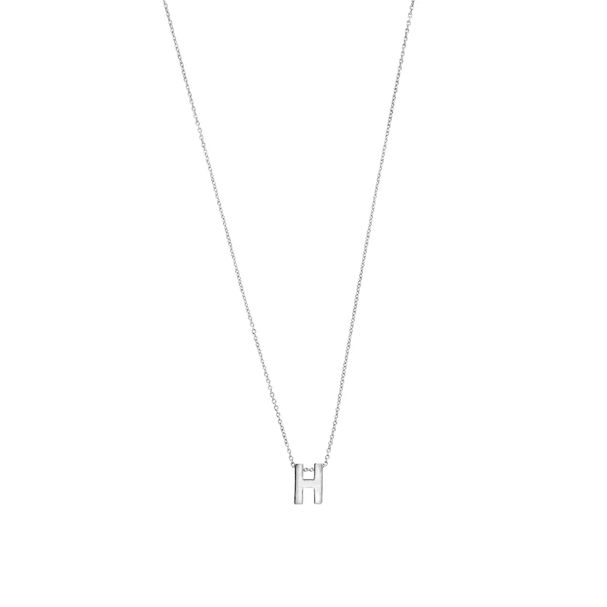 Letter halskæde, sølv – fra Mesh | Dirks Jewellery