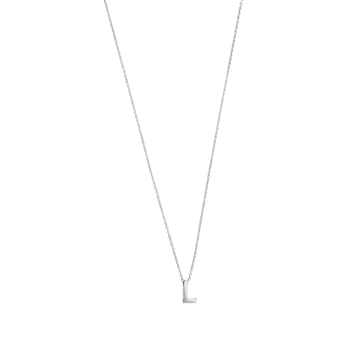 Letter halskæde, sølv – fra Mesh | Dirks Jewellery