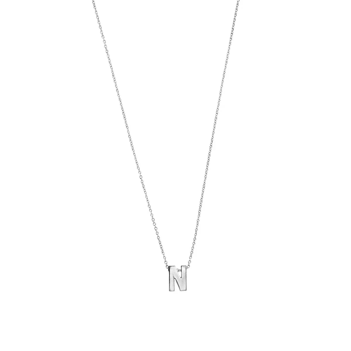 Letter halskæde, sølv – fra Mesh | Dirks Jewellery