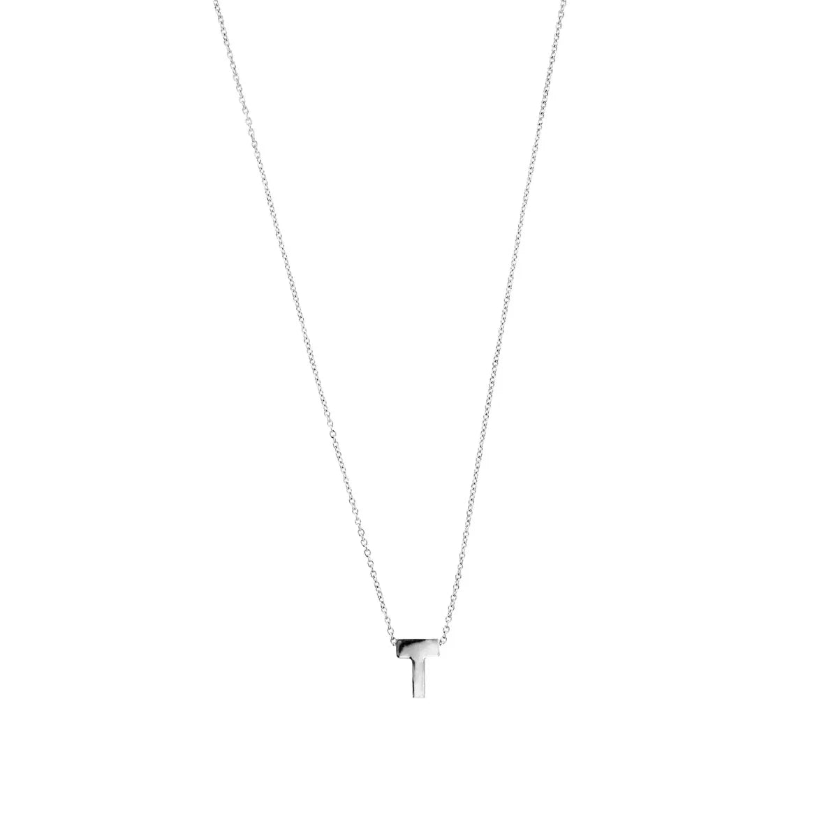 Letter halskæde, sølv – fra Mesh | Dirks Jewellery