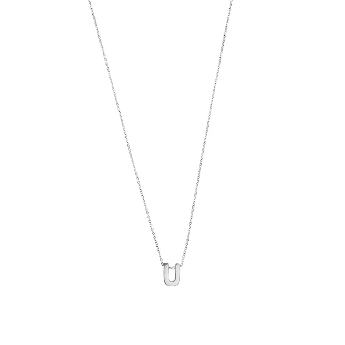 Letter halskæde, sølv – fra Mesh | Dirks Jewellery