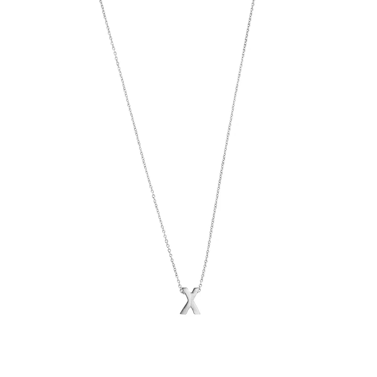 Letter halskæde, sølv – fra Mesh | Dirks Jewellery
