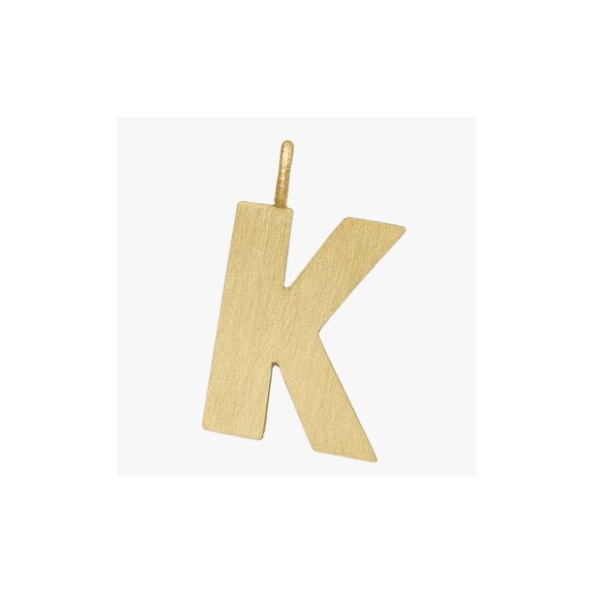 Letter Big 18K guld vedhæng
