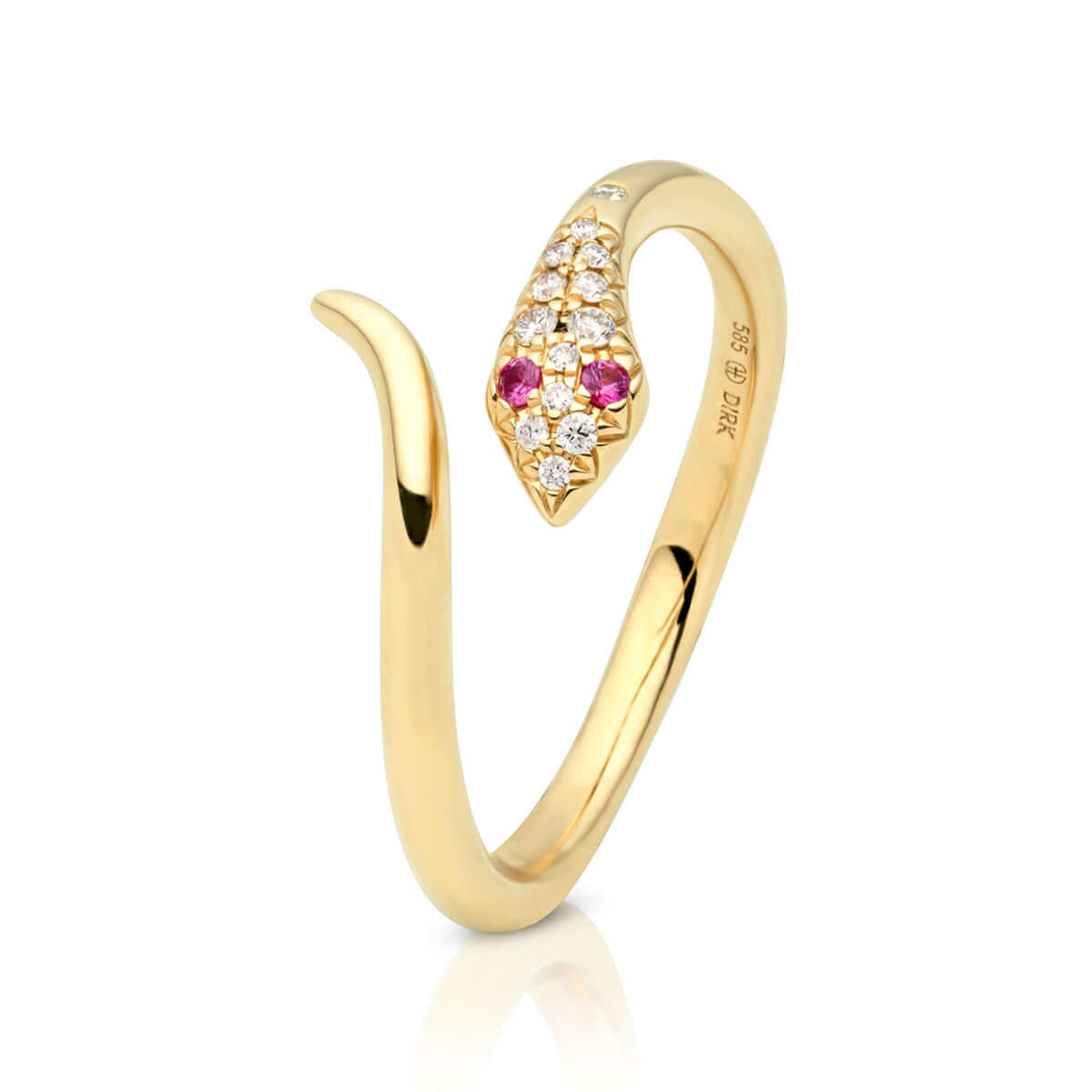 Life Ring 14K Guld Safir – Ægte håndværk fra Dirks Jewellery