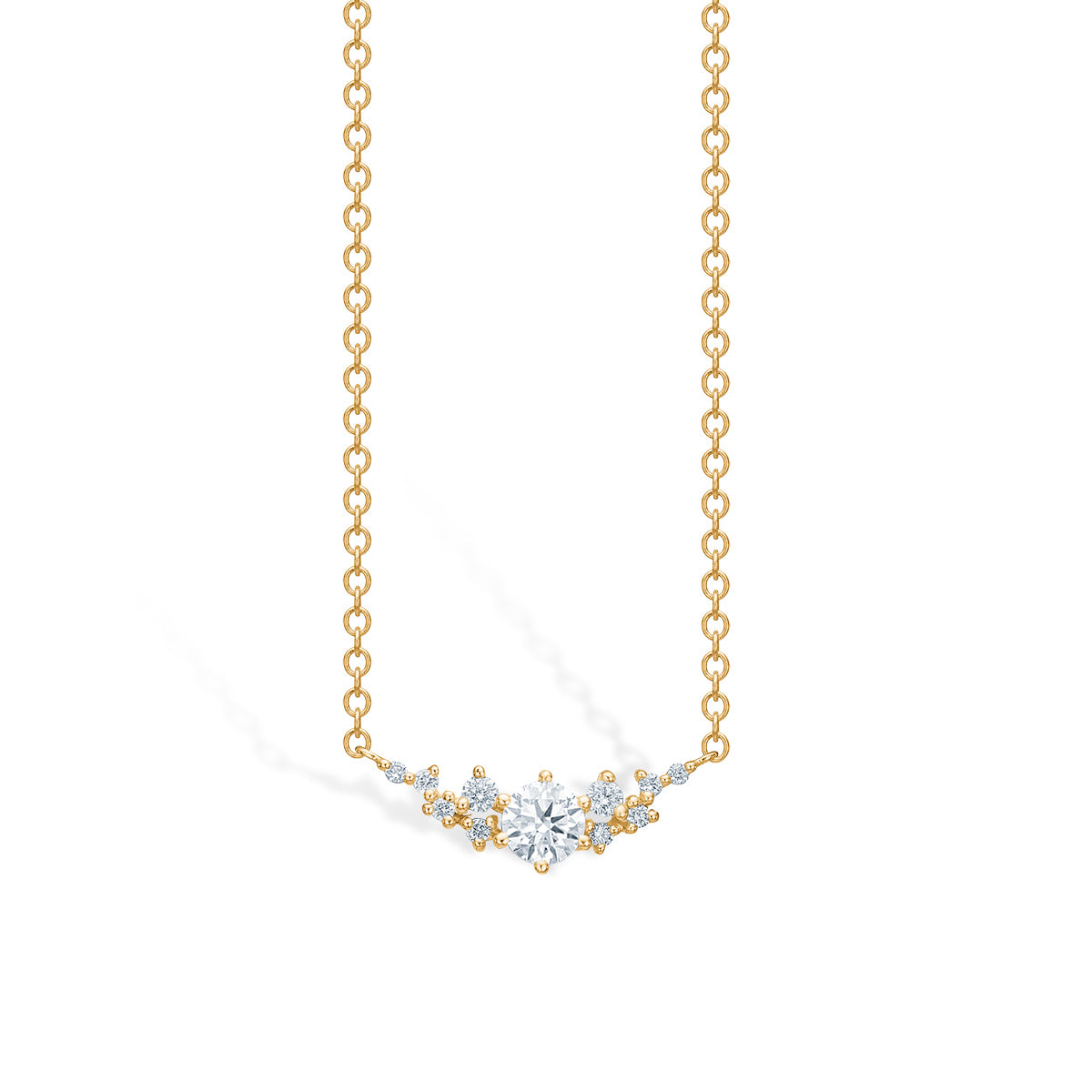 Lightning, 14K guldcollier m. brillanter – fra Dirks Jewellery | Dirks Jewellery