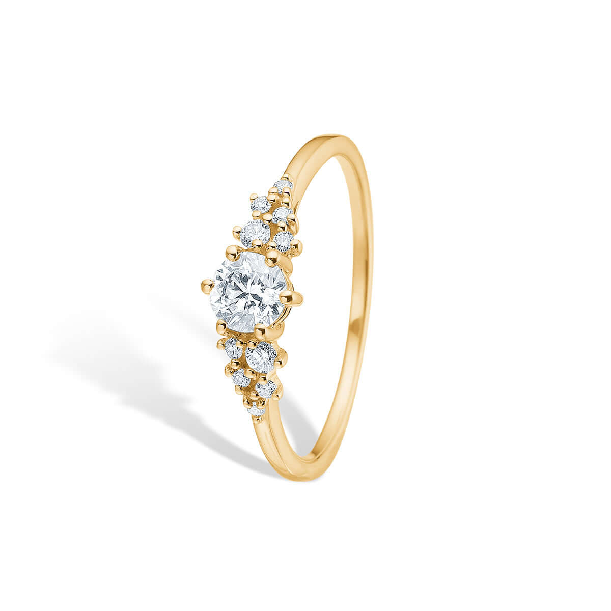 Lightning Ring 14K Guld – Ægte håndværk fra Dirks Jewellery