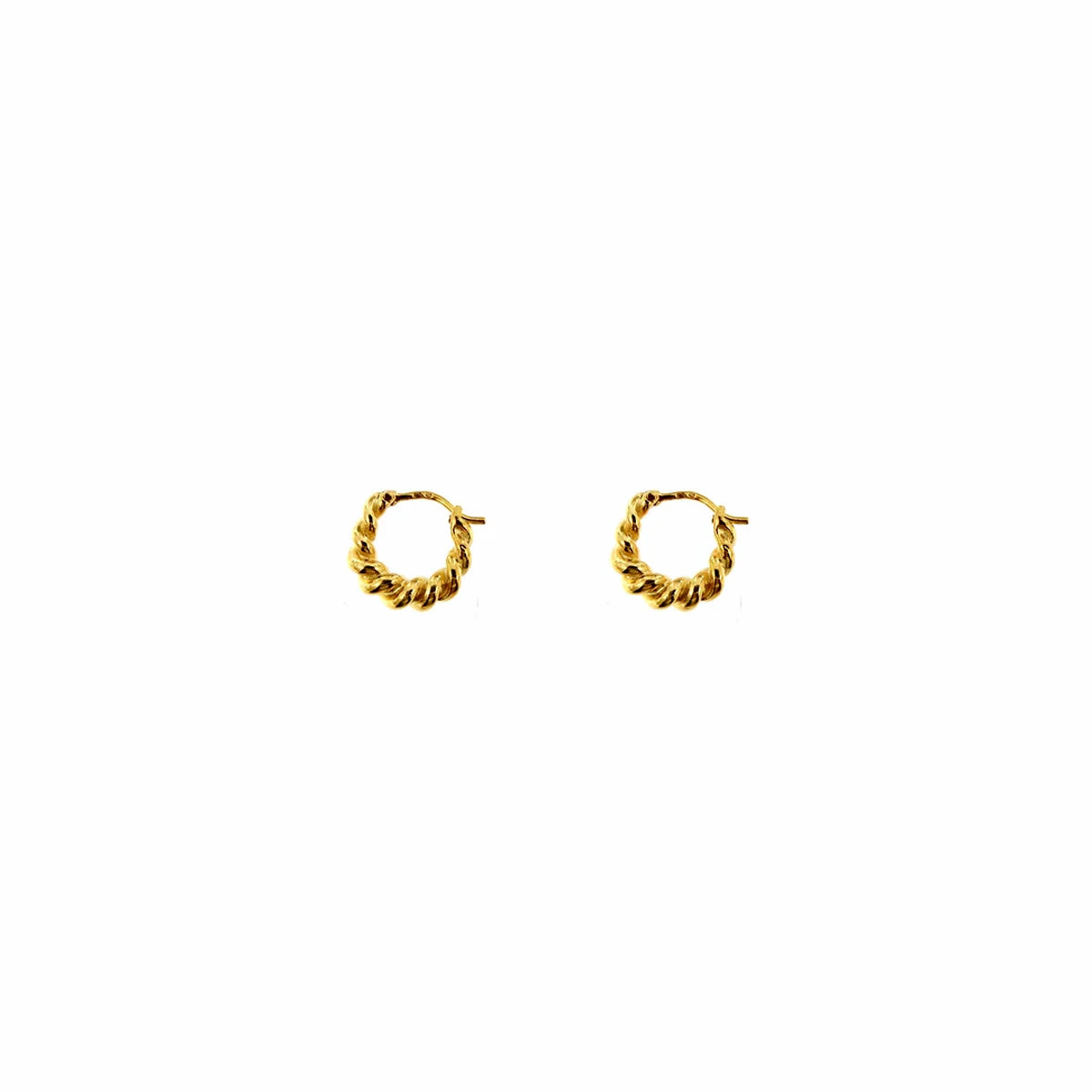 Mare hoops, forgyldt – Hoop Earrings fra Mesh | Dirks Jewellery