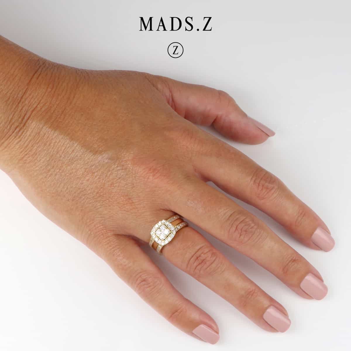 Margaret 14k guldring m 0,45 ct wsi – fra Mads.Z | Dirks Jewellery