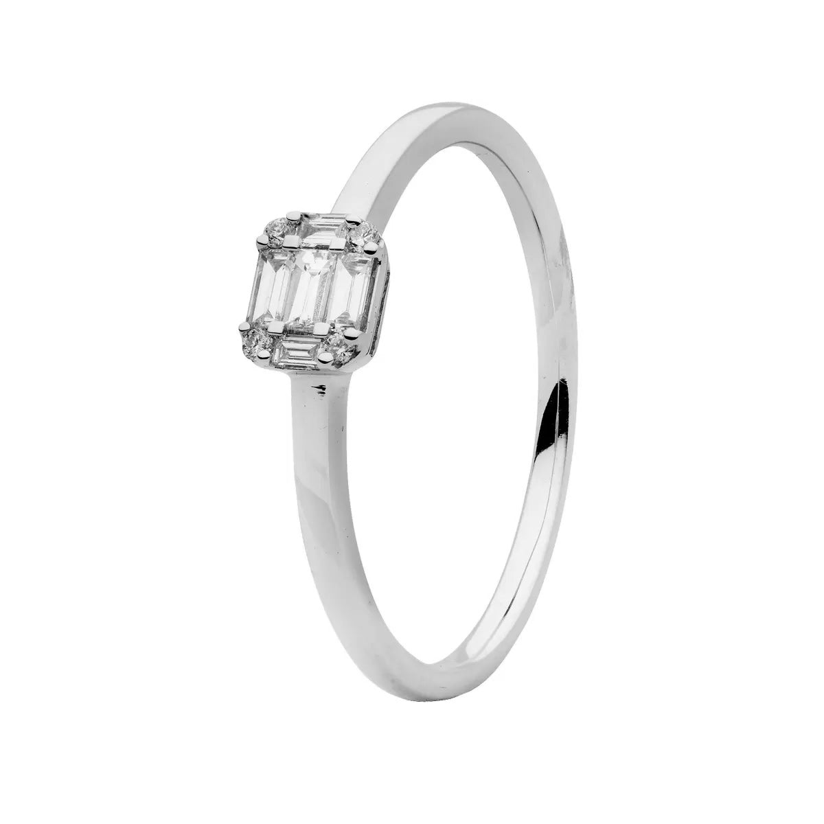 Minerva Ring 14K Hvidguld – fra Dirks Jewellery | Dirks Jewellery