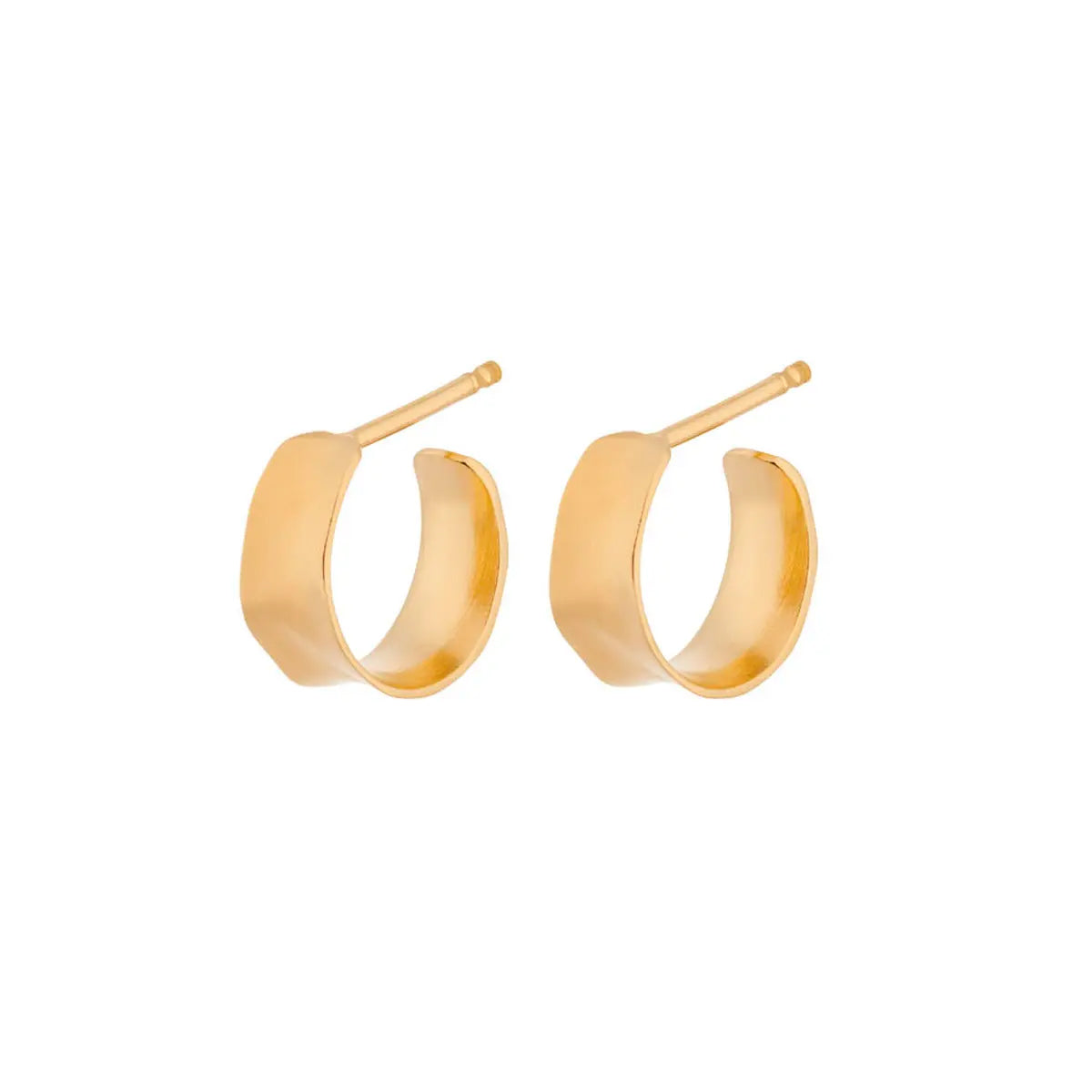 Mini Saga, ørestikker forgyldt sølv 12 mm – fra Pernille Corydon | Dirks Jewellery