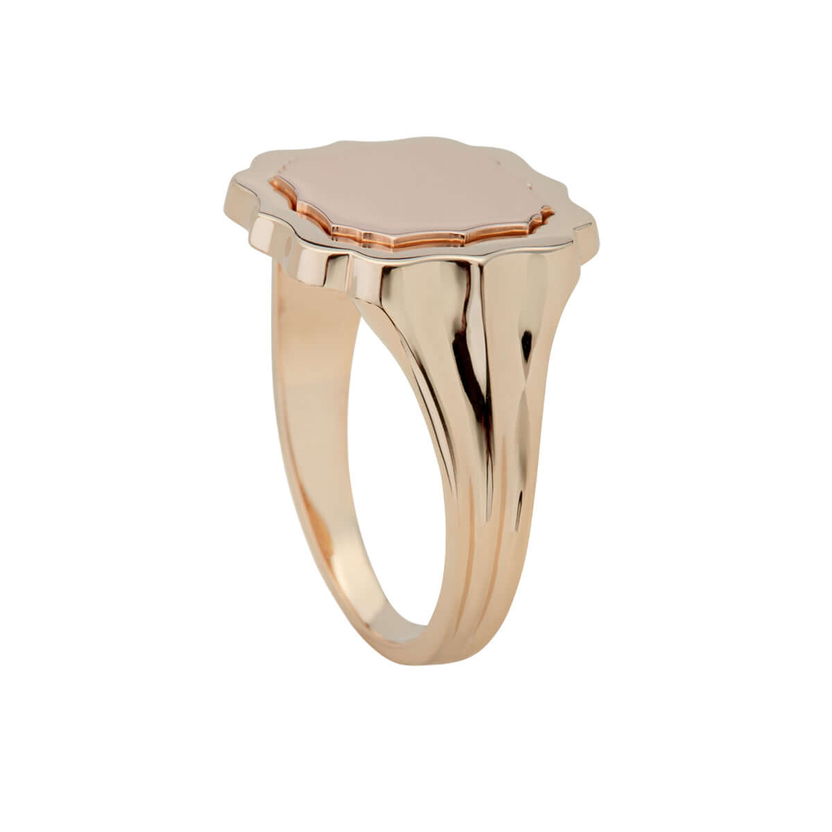 Mirror, 14K guldring – Ægte håndværk fra Dirks Jewellery