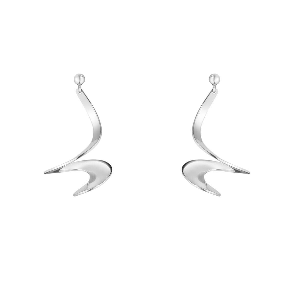 Möbius Øreringe Sølv – Ægte håndværk fra Dirks Jewellery