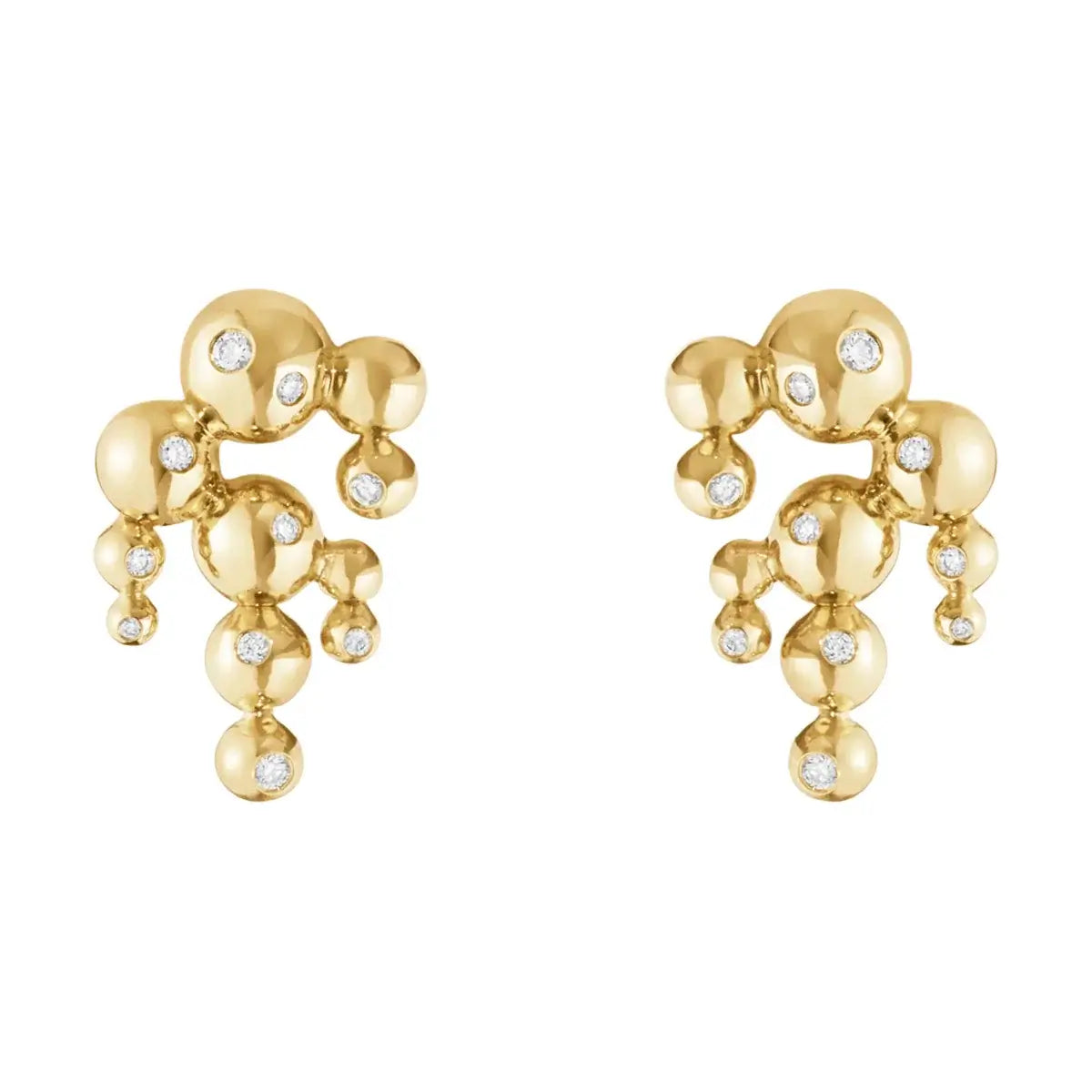 Grape Chandelier Earring 18k guld. – Ægte håndværk fra Dirks Jewellery