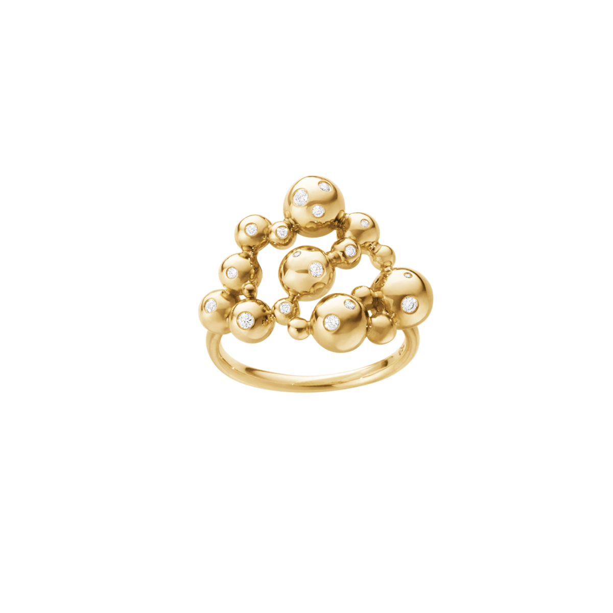 Grape Cluster ring 18k guld – fra Georg Jensen | Dirks Jewellery