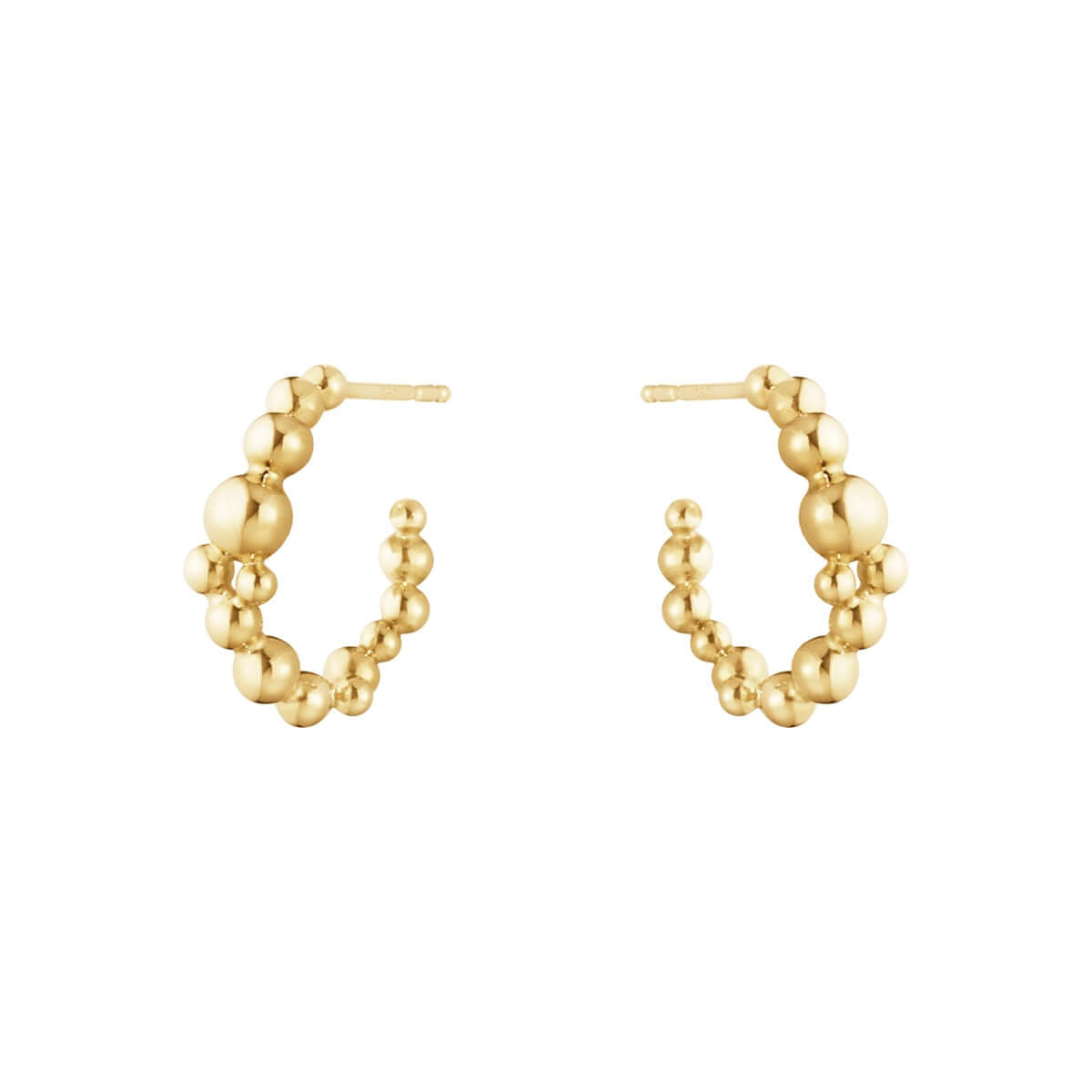 Grape, earhoops, 18K guld – Ægte håndværk fra Dirks Jewellery