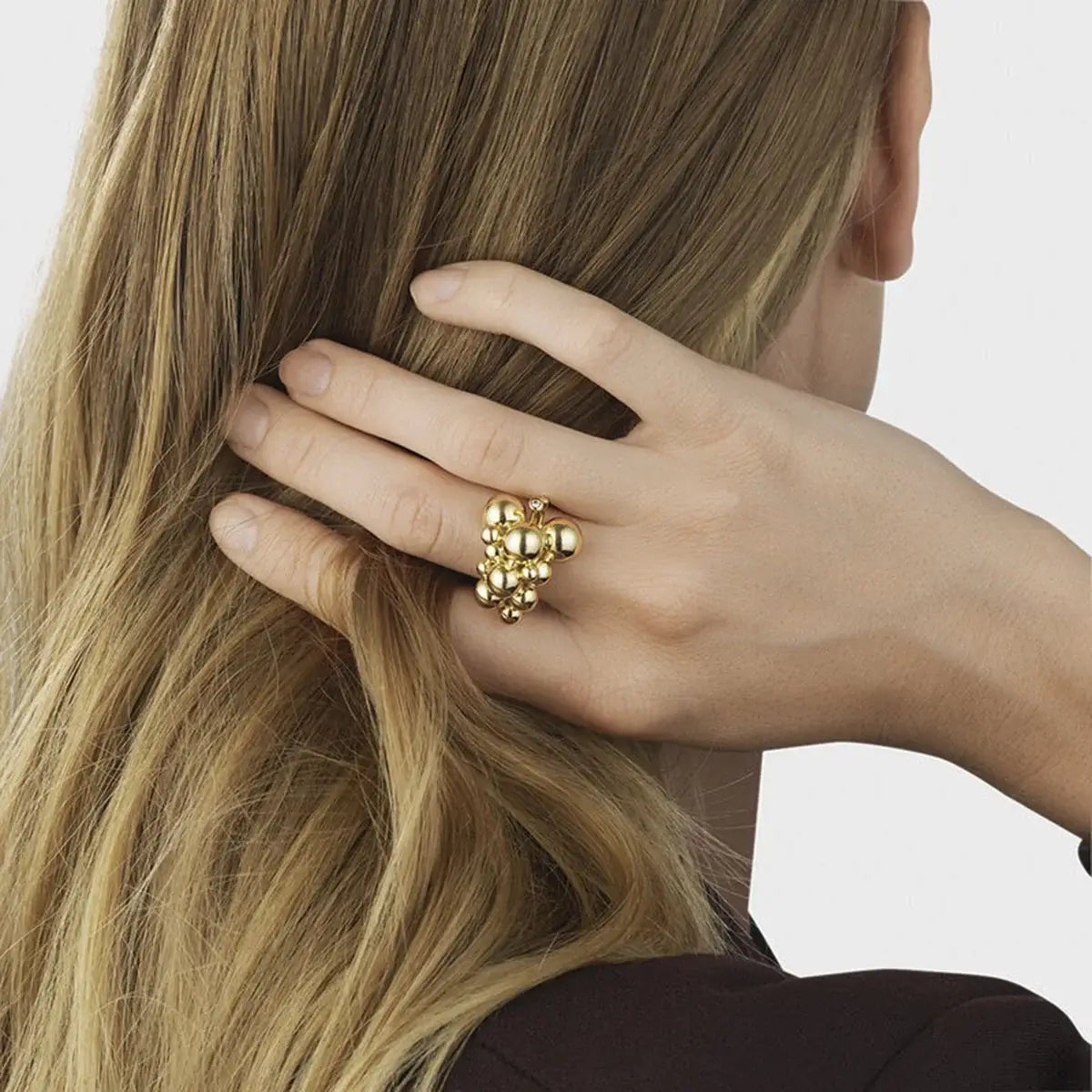 Moonlight Grapes Ring 18K Guld – Ægte håndværk fra Dirks Jewellery