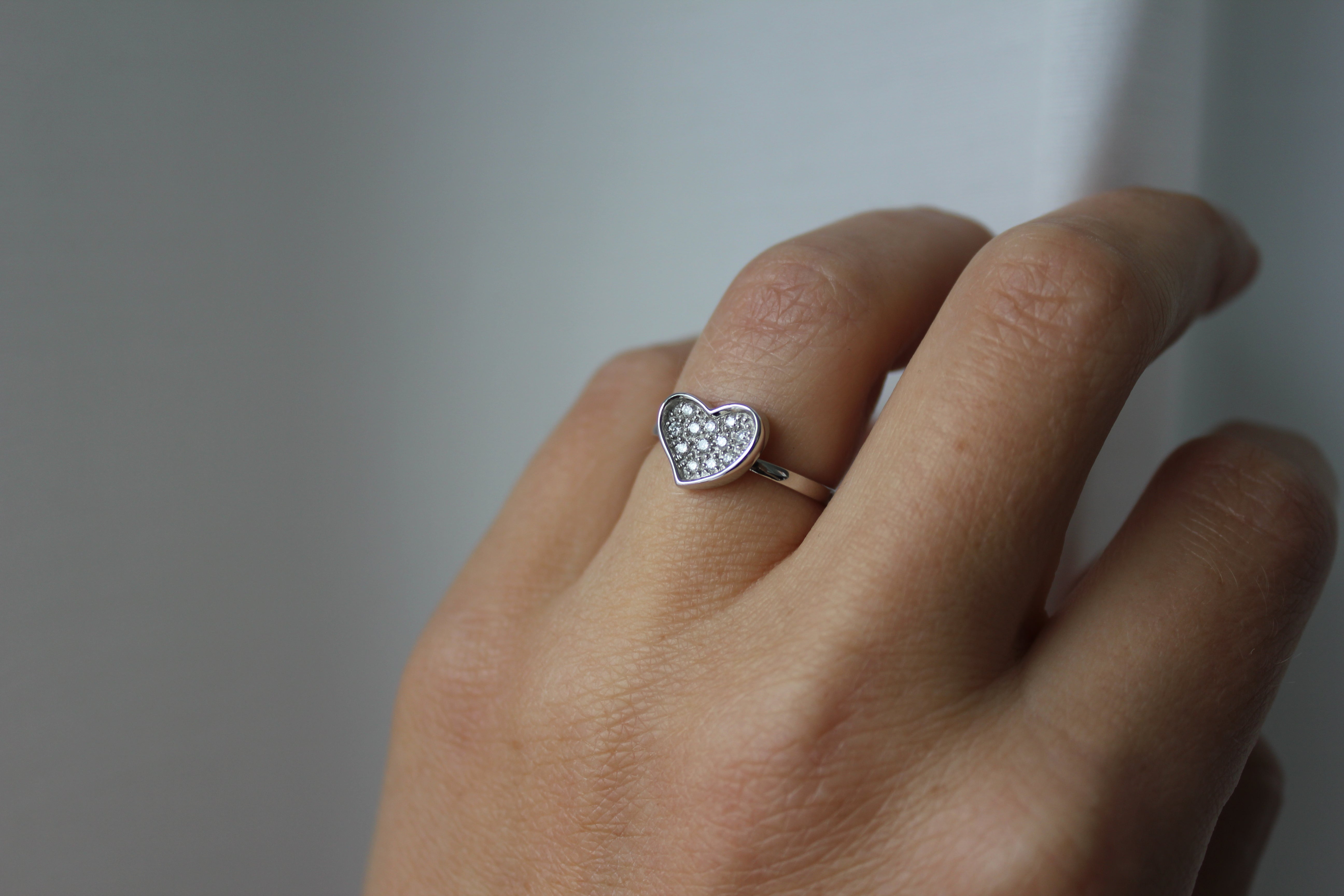 14k hvg ring m. brill – fra Dirks Jewellery | Dirks Jewellery