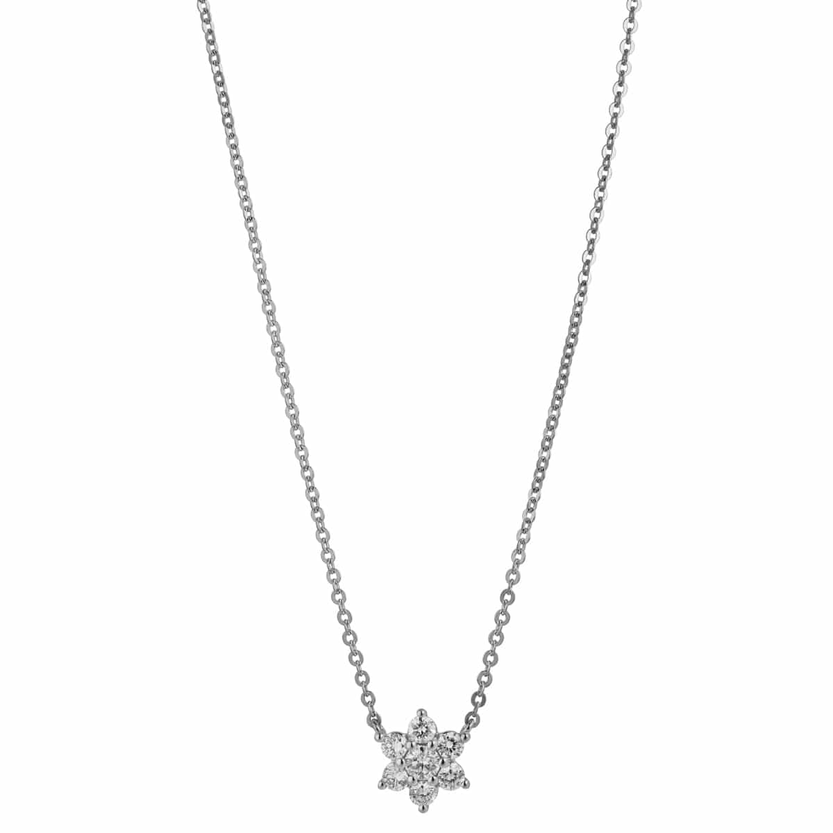 My Star, 14K hvidguldskæde med brillanter – fra Dirks Jewellery | Dirks Jewellery