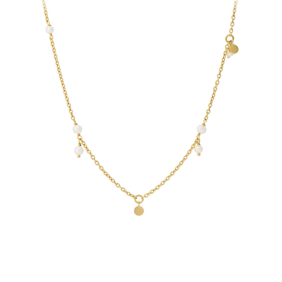 Ocean pearl halskæde, forg – Ægte håndværk fra Dirks Jewellery