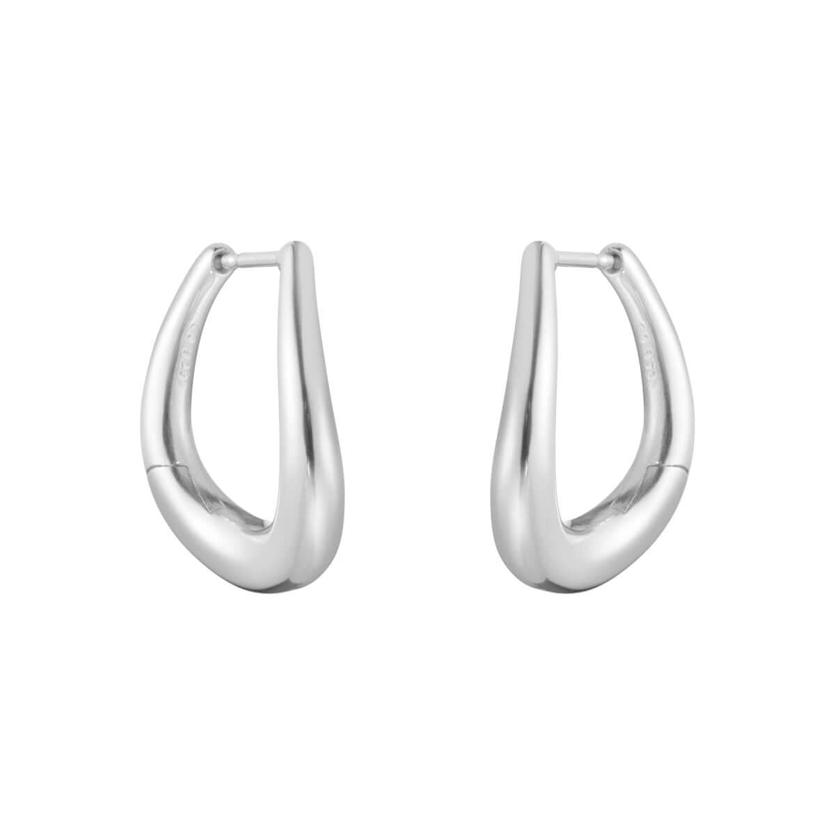 Offspring Mellem Øreringe Sølv – Ægte håndværk fra Dirks Jewellery