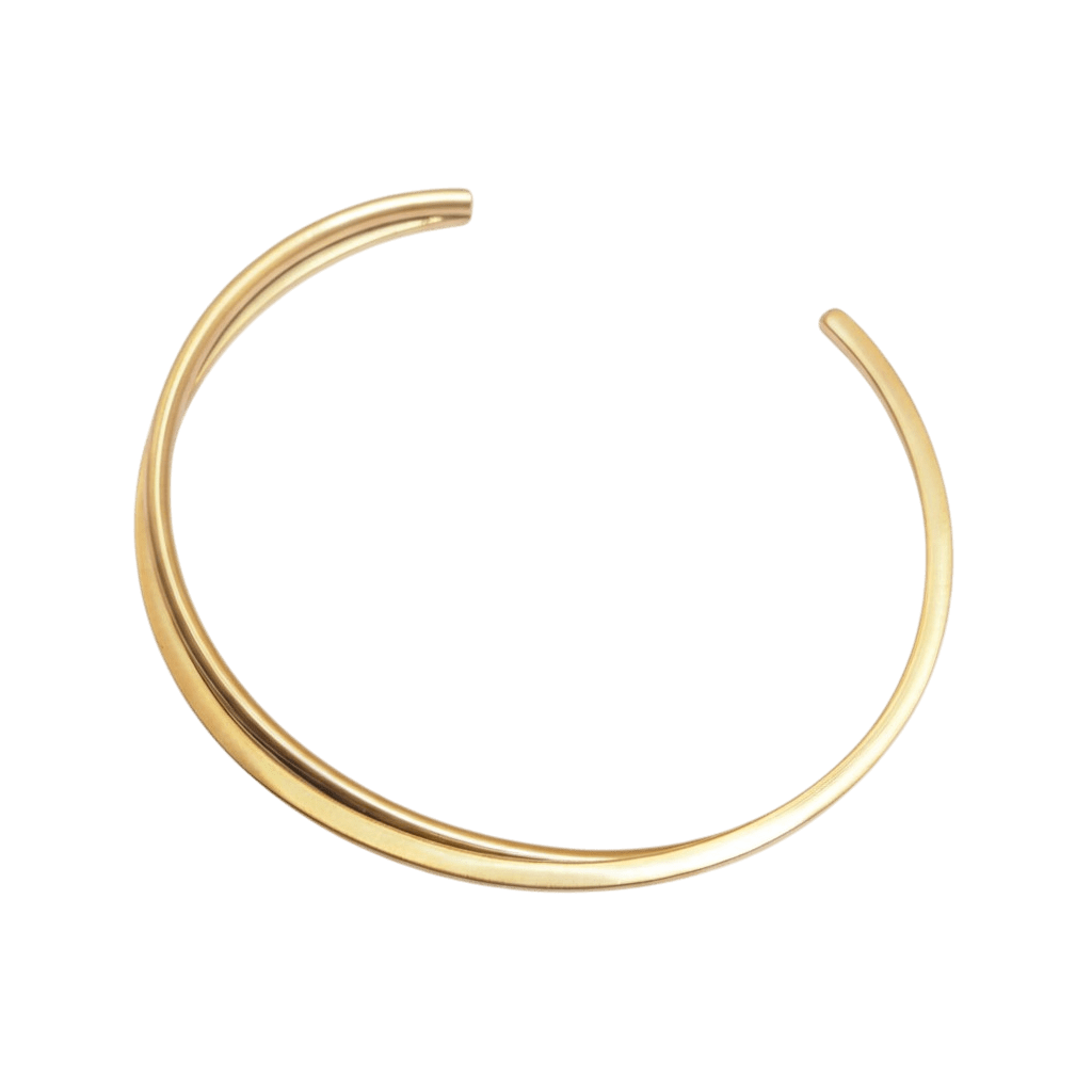 Olympia Bangle Forgyldt Stål