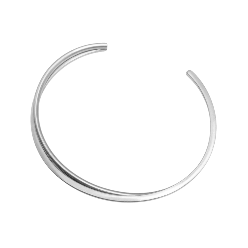 Olympia Bangle Forsølvet Stål