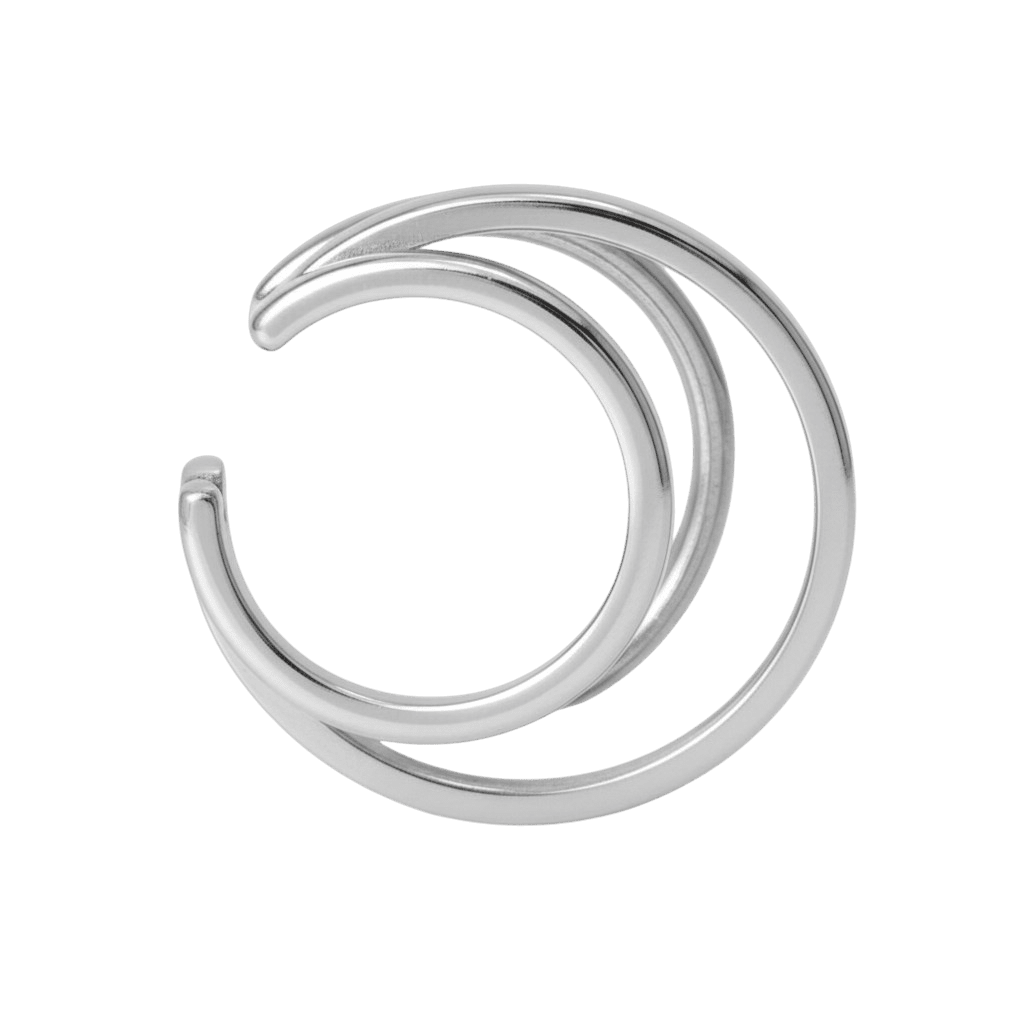 Olympia Cuff Forsølvet Stål